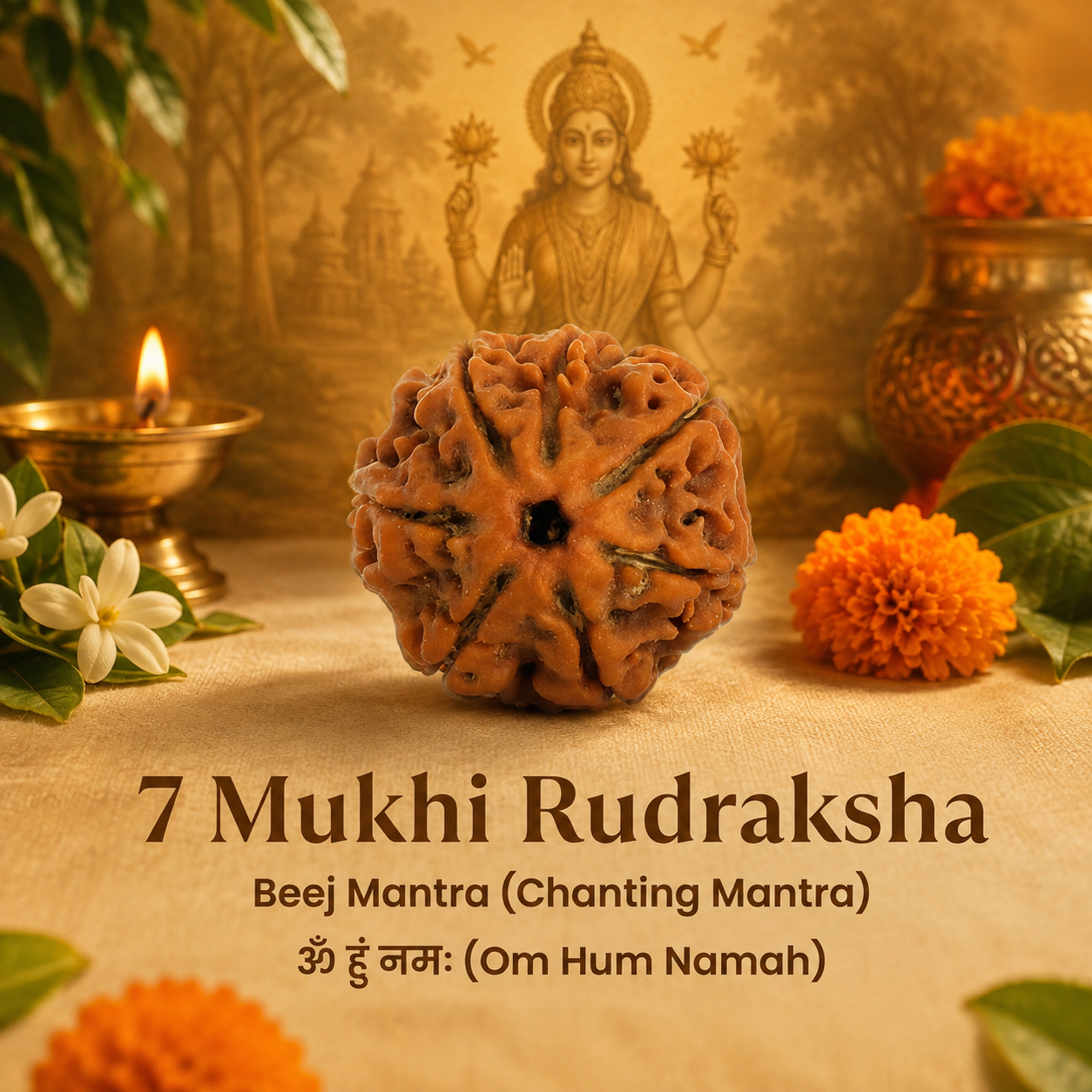 Nepali 7 Mukhi Rudraksha