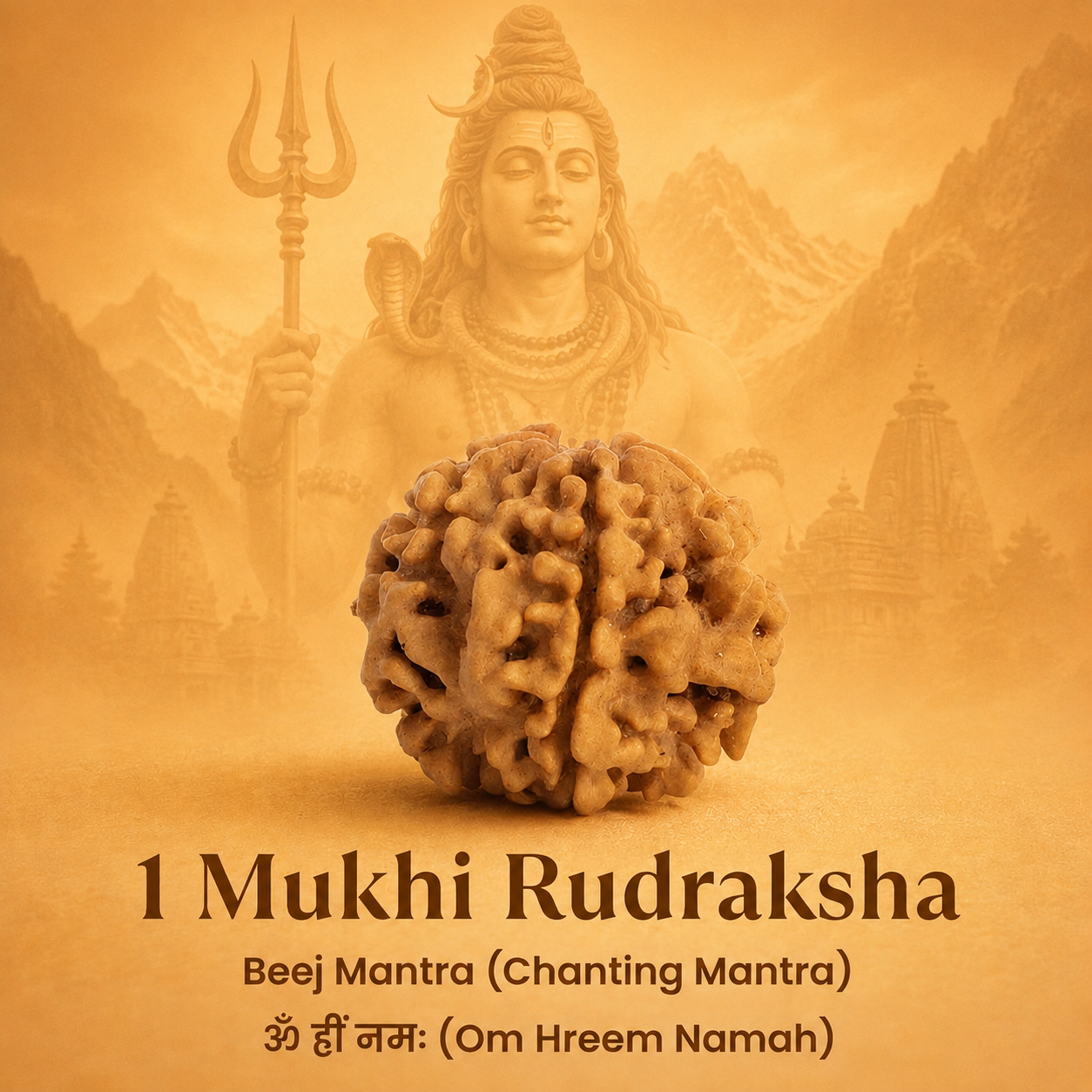 Nepali 1 Mukhi Rudraksha