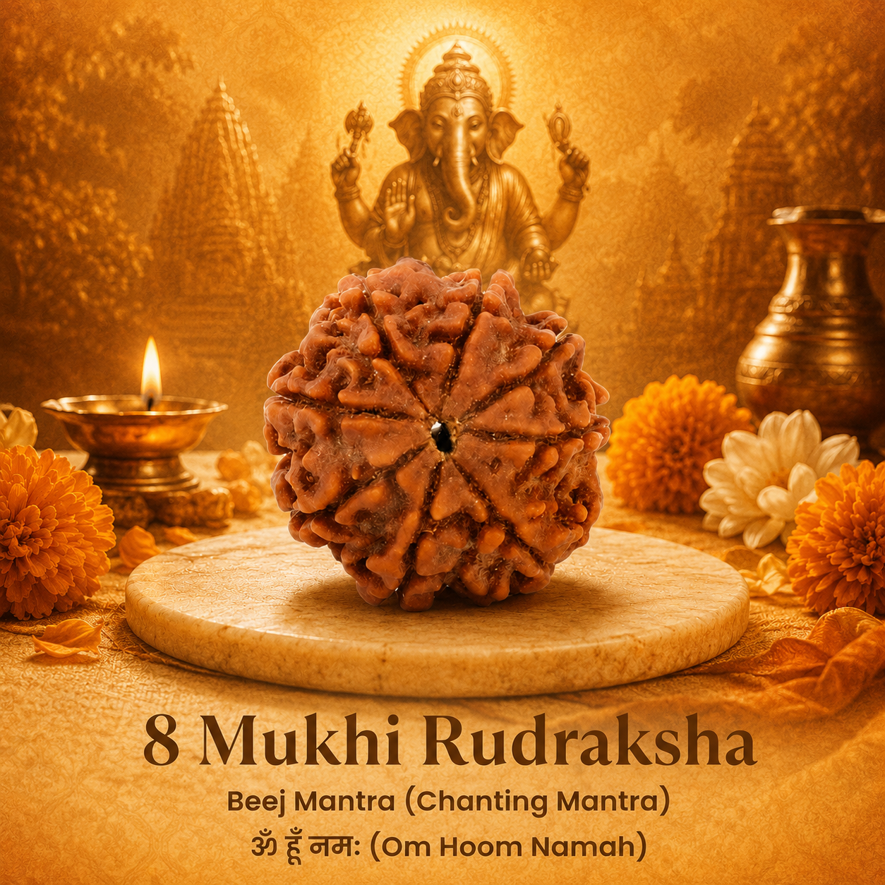 Nepali 8 Mukhi Rudraksha