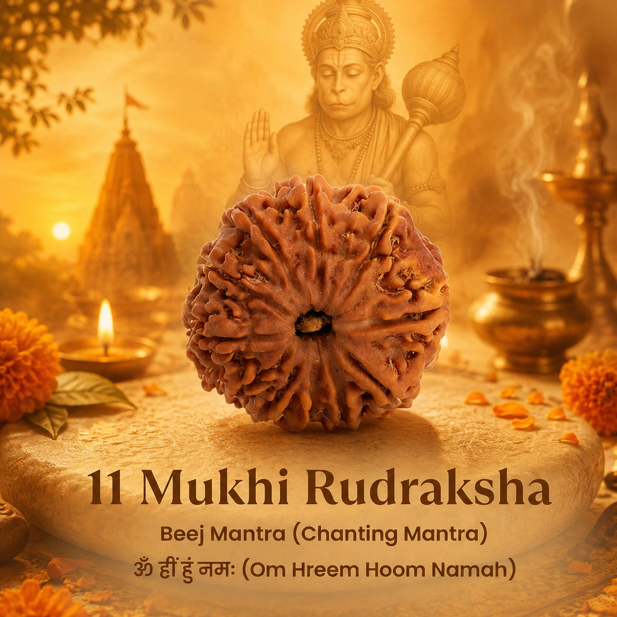 Nepali 11 Mukhi Rudraksha