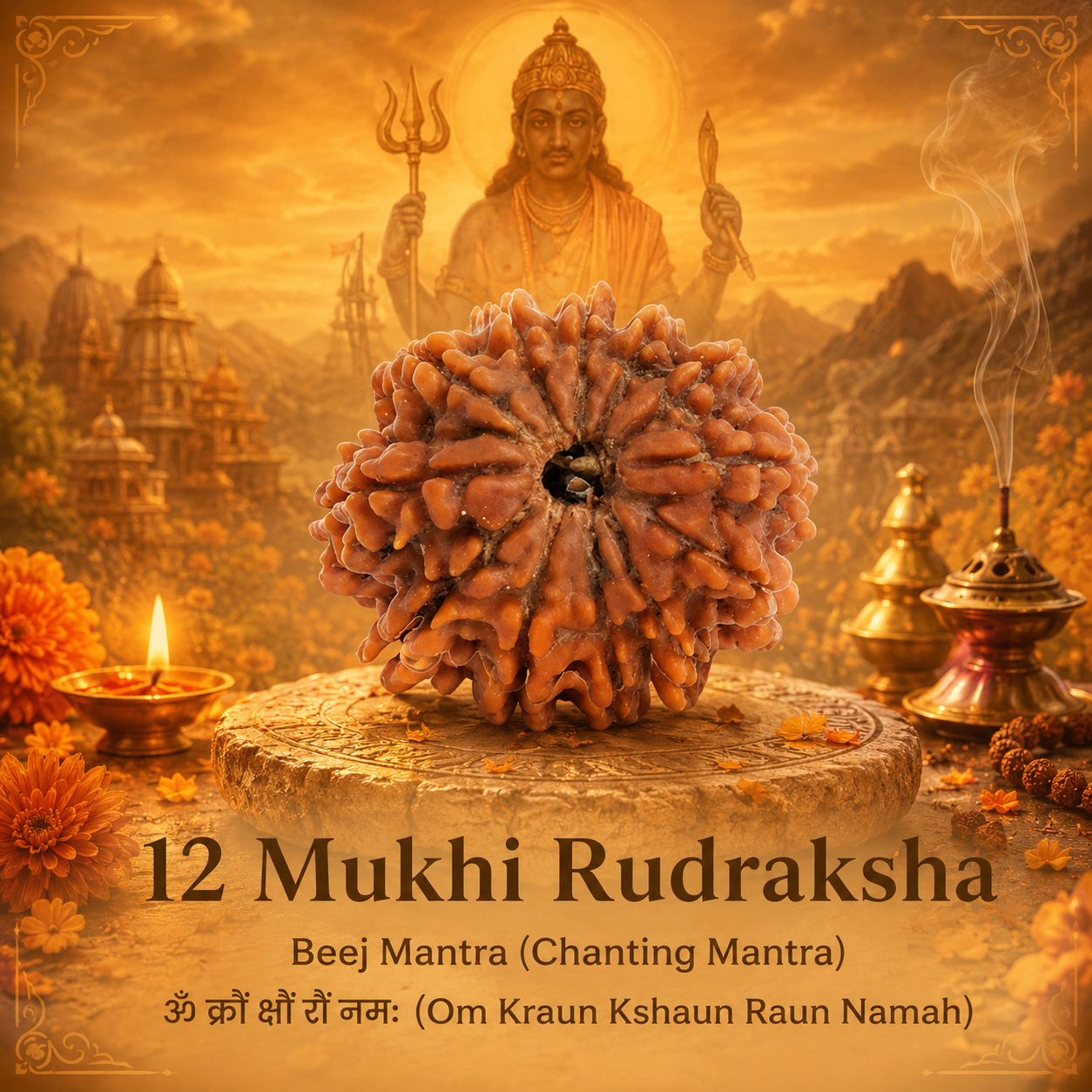 Nepali 12 Mukhi Rudraksha