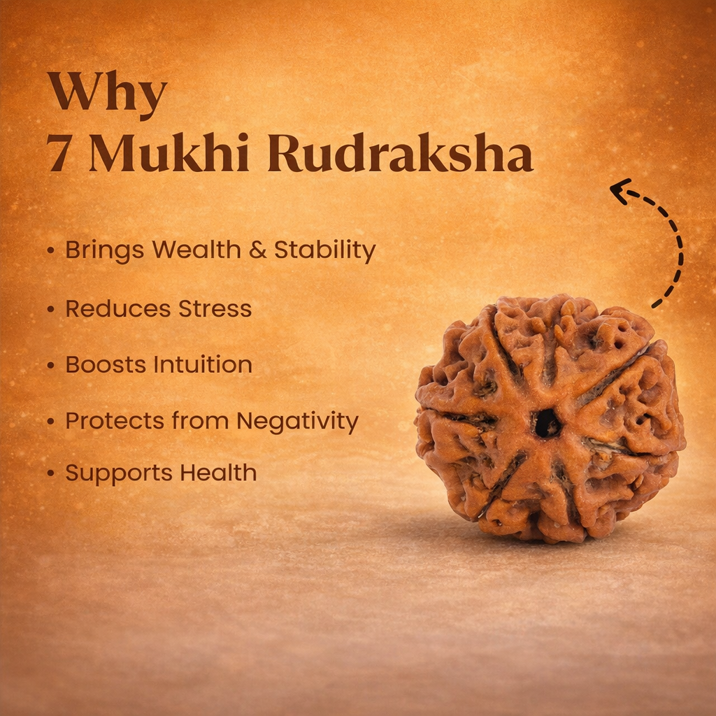 Nepali 7 Mukhi Rudraksha - Image 1