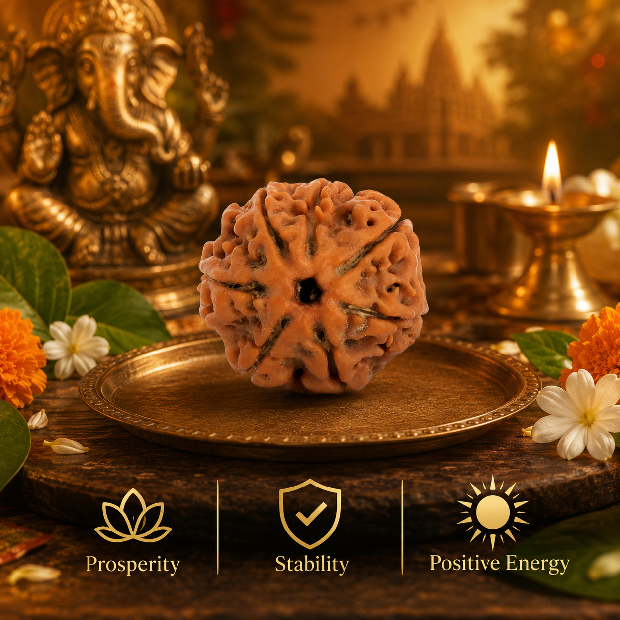 Nepali 7 Mukhi Rudraksha - Image 1