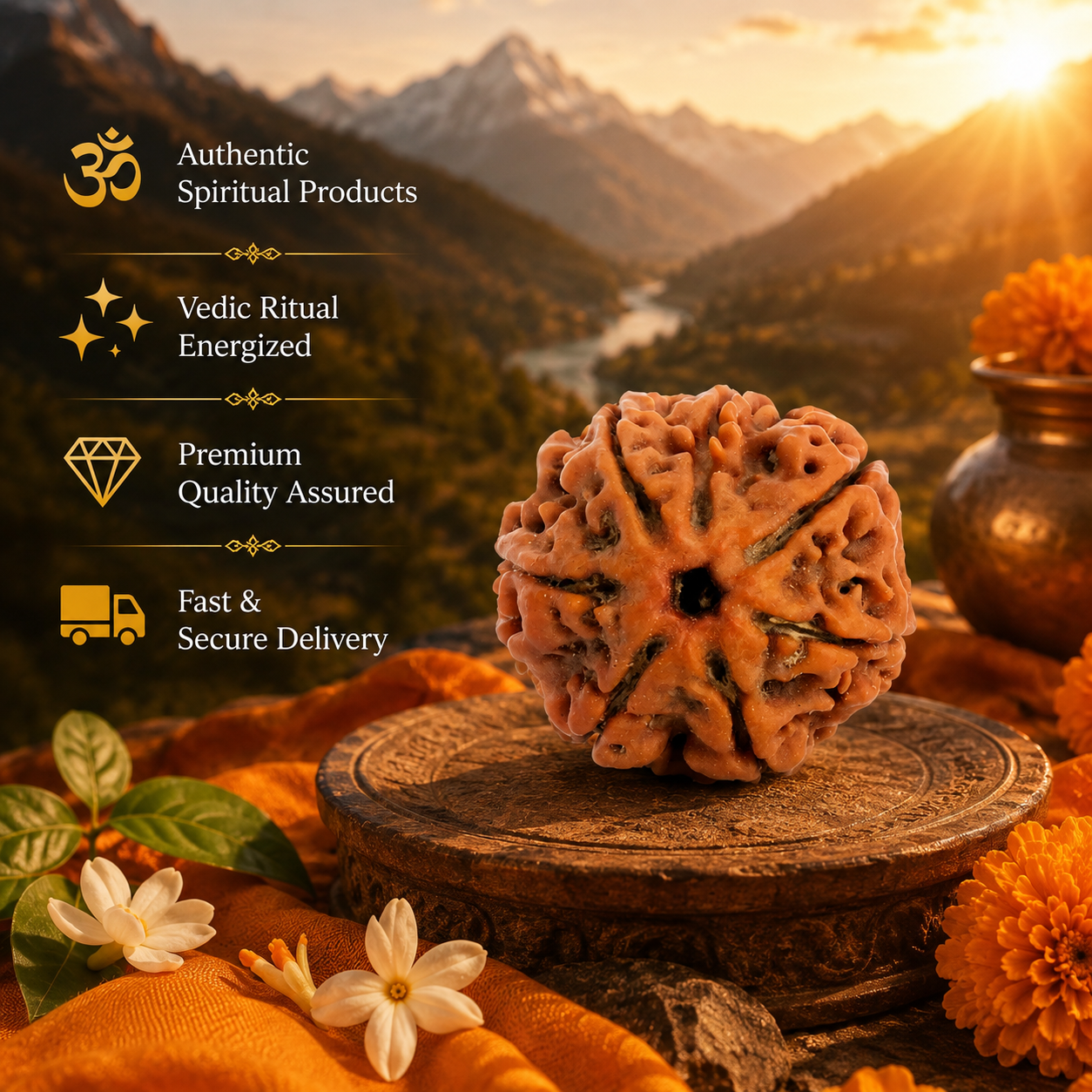 Nepali 7 Mukhi Rudraksha - Image 3