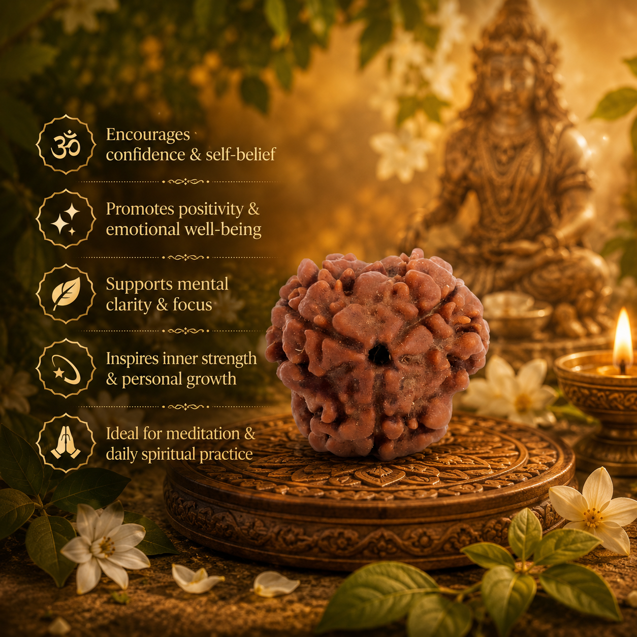 Nepali 3 Mukhi Rudraksha - Image 1