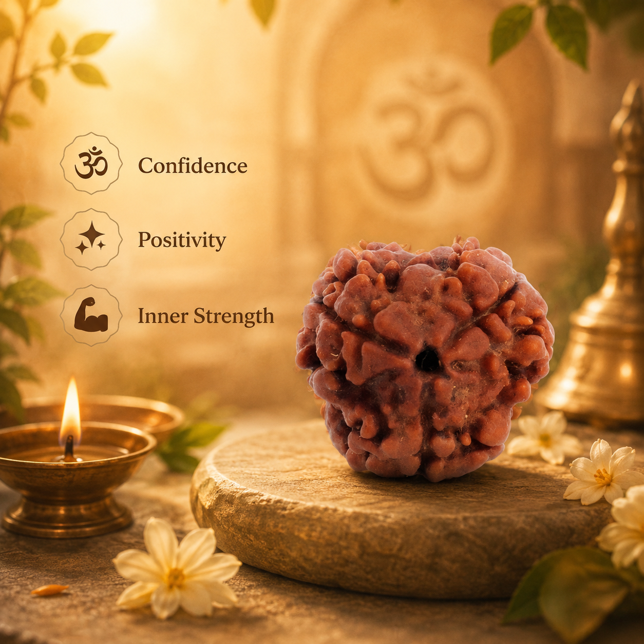 Nepali 3 Mukhi Rudraksha - Image 2