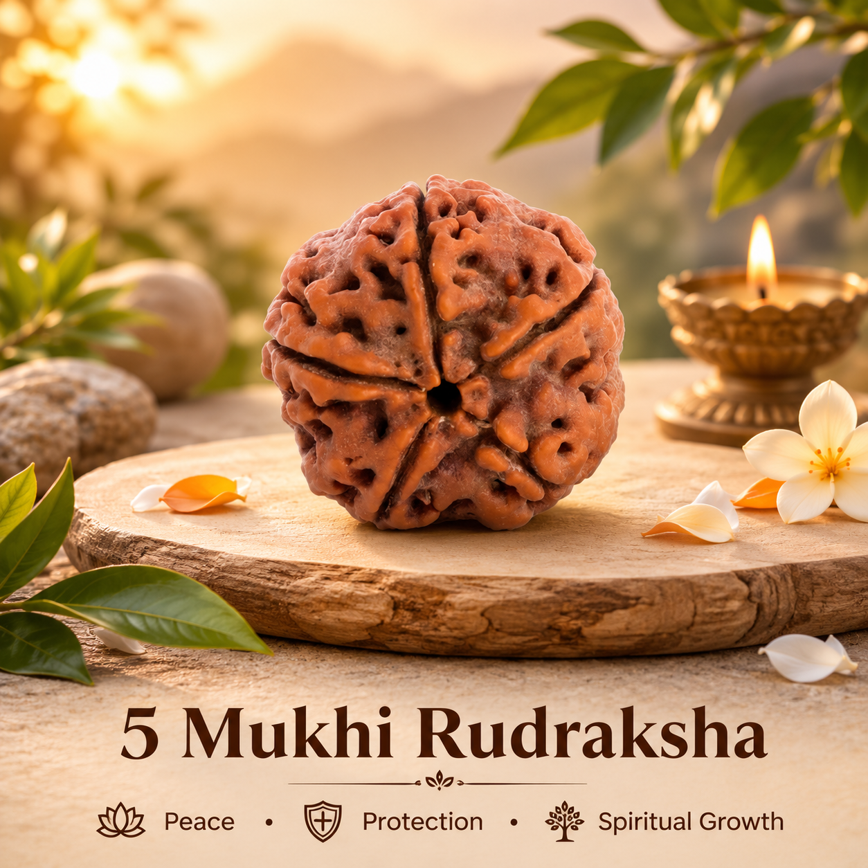 Nepali 5 Mukhi Rudraksha - Image 1