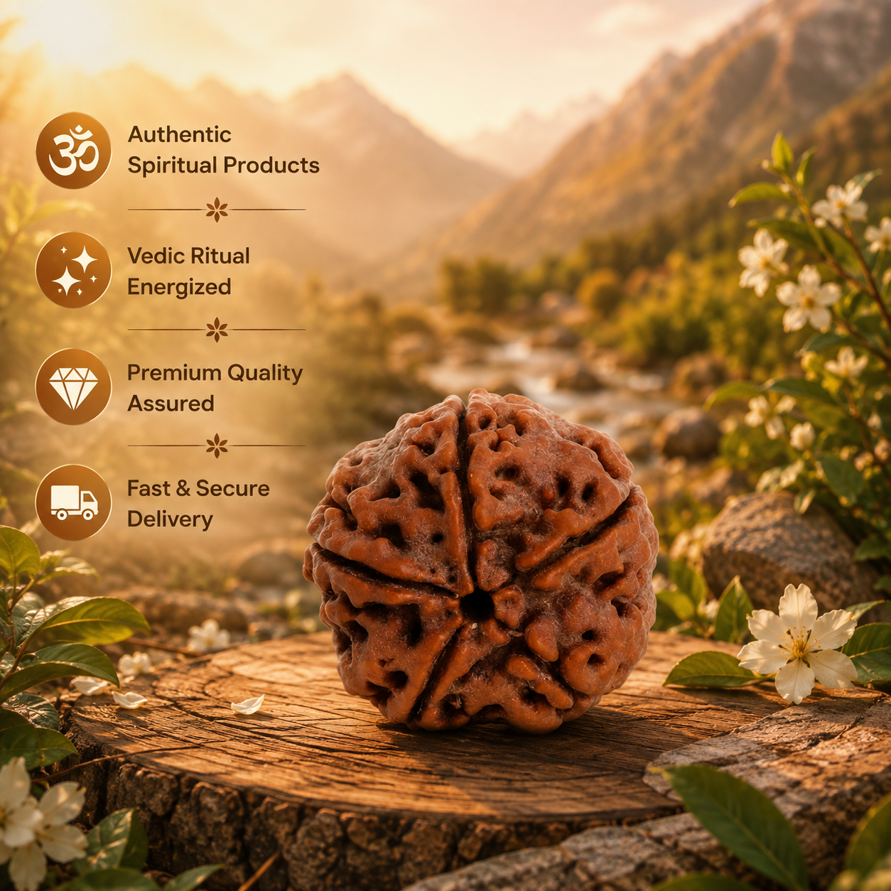 Nepali 5 Mukhi Rudraksha - Image 3