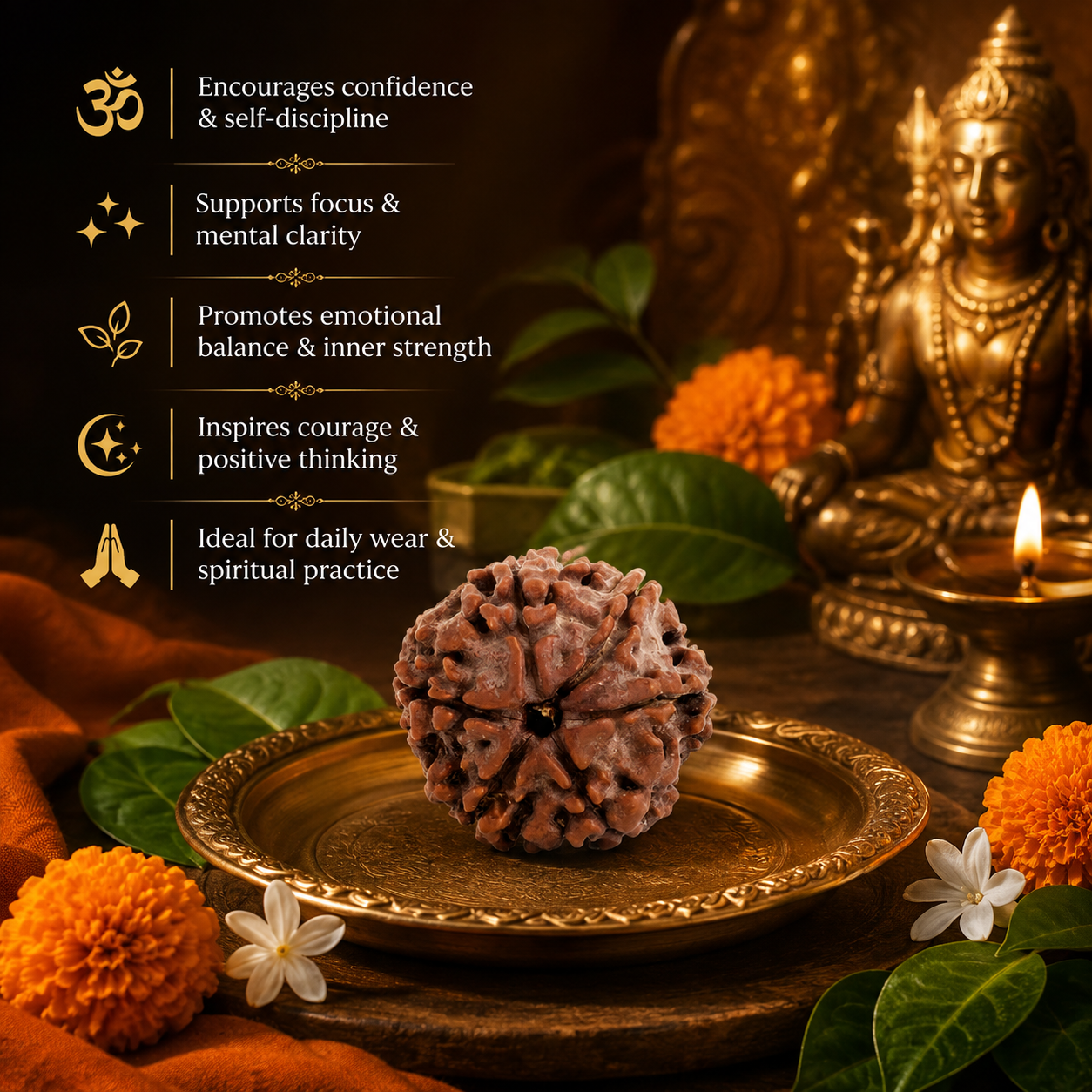 Nepali 6 Mukhi Rudraksha - Image 2