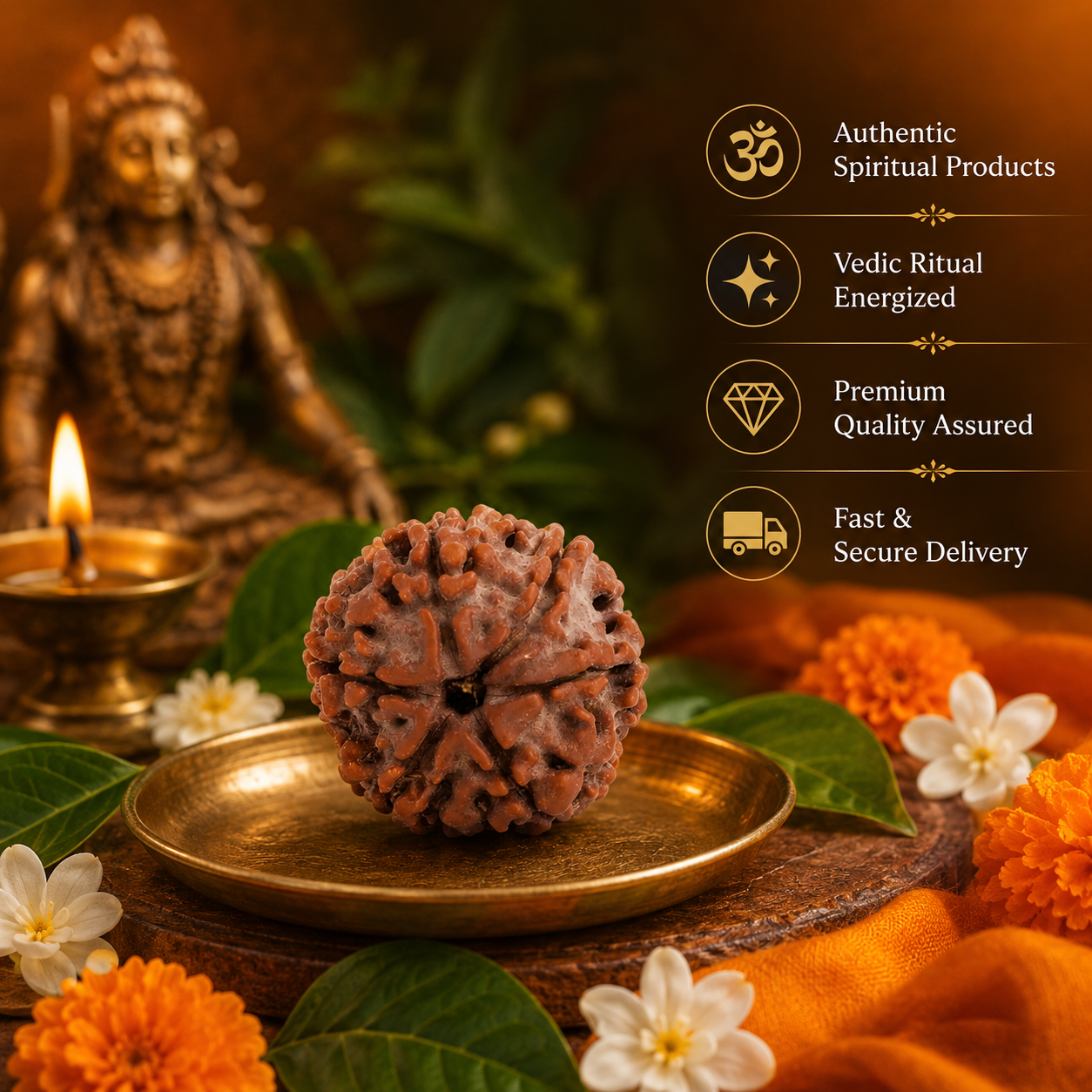 Nepali 6 Mukhi Rudraksha - Image 3