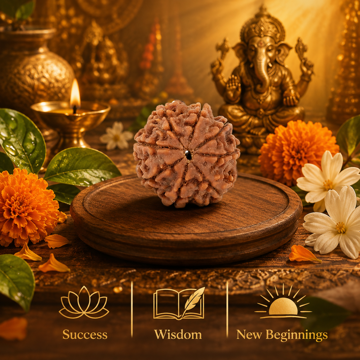 Nepali 8 Mukhi Rudraksha - Image 1