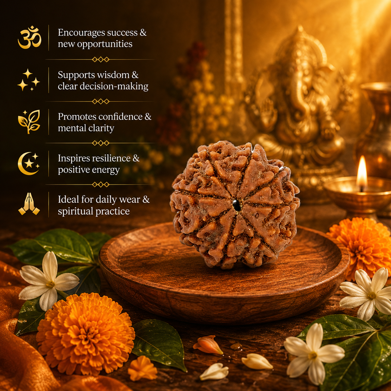 Nepali 8 Mukhi Rudraksha - Image 2
