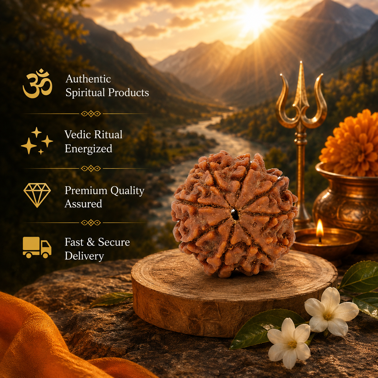 Nepali 8 Mukhi Rudraksha - Image 3