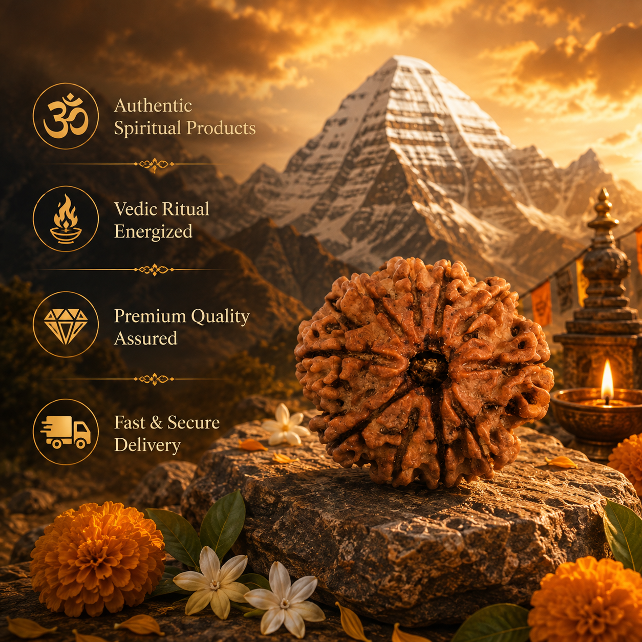 Nepali 10 Mukhi Rudraksha - Image 3