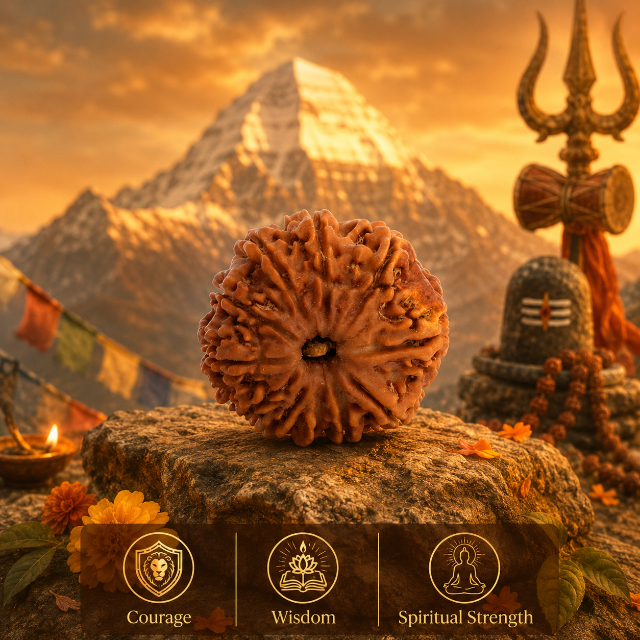 Nepali 11 Mukhi Rudraksha - Image 1