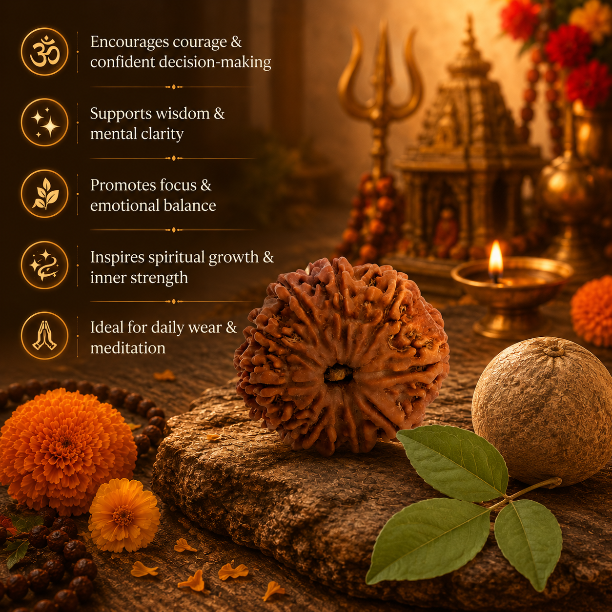Nepali 11 Mukhi Rudraksha - Image 2