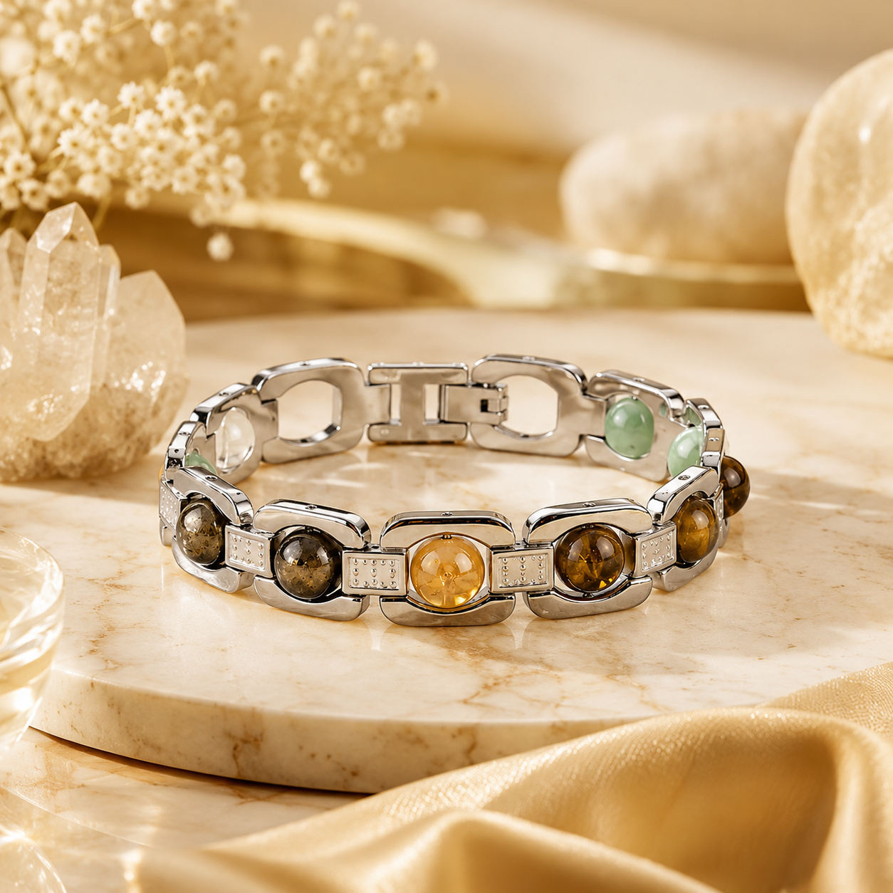 Dhan Yog Bracelet Sliver Plated - Image 1