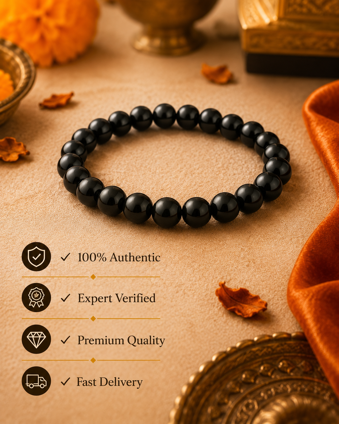 Black Tourmaline Bracelet - Image 3
