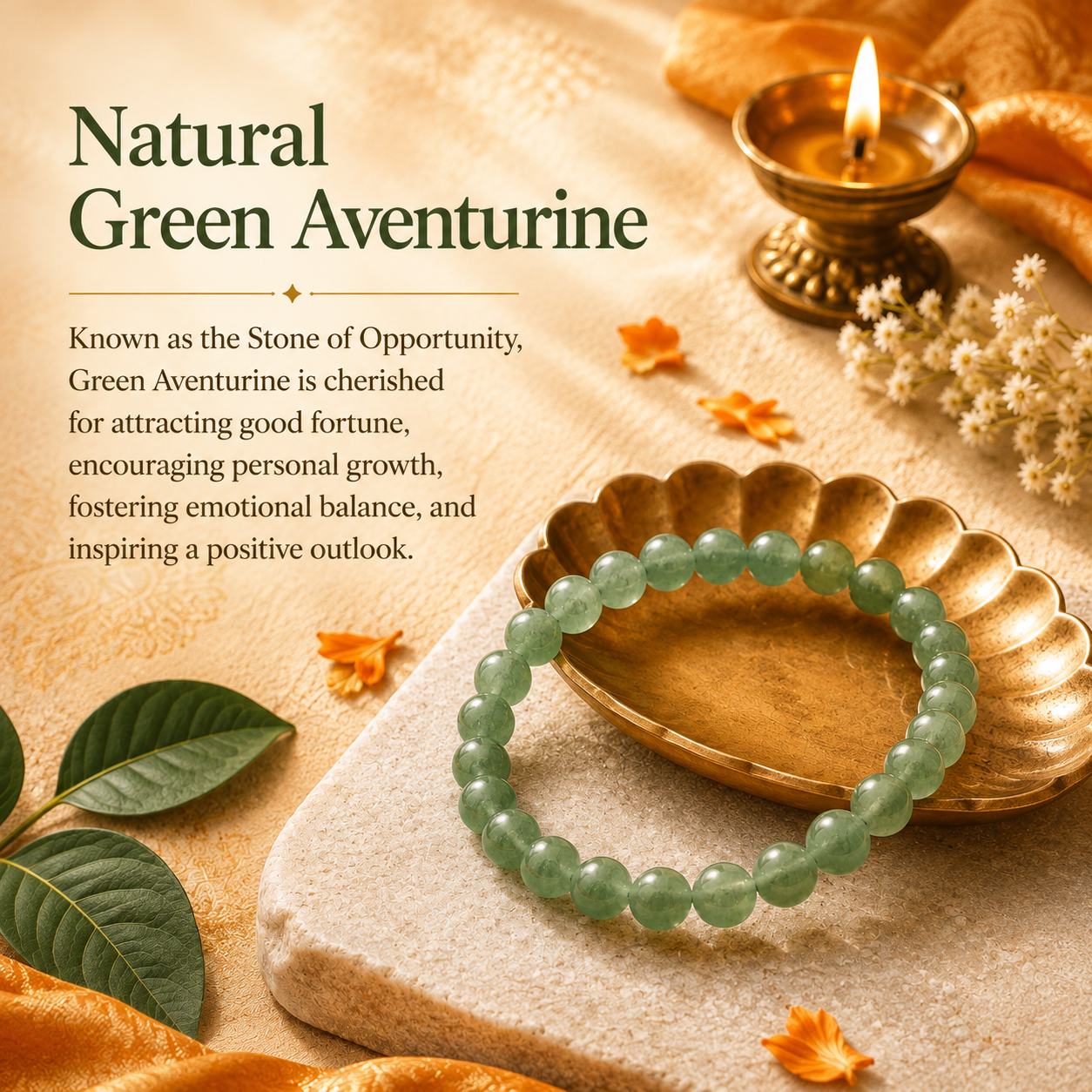 Green Aventurine Bracelet - Image 1